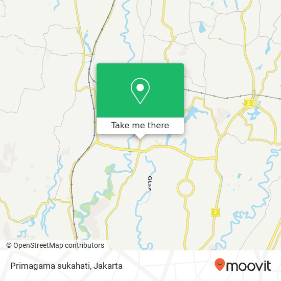 Primagama sukahati map