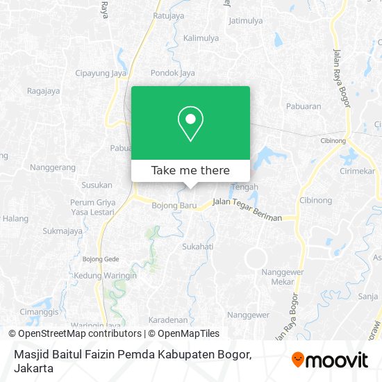 Masjid Baitul Faizin Pemda Kabupaten Bogor map