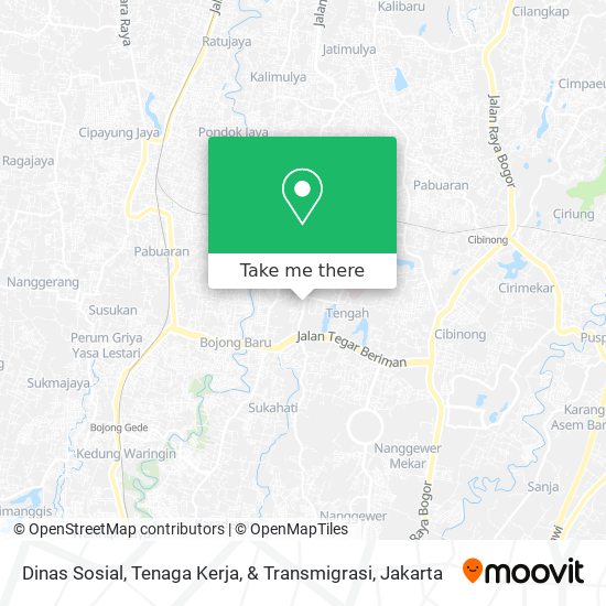 Dinas Sosial, Tenaga Kerja, & Transmigrasi map