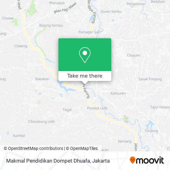 Makmal Pendidikan Dompet Dhuafa map