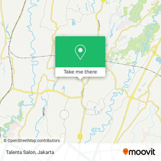 Talenta Salon map