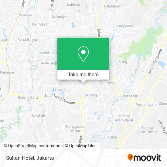 Hotel Sultan map