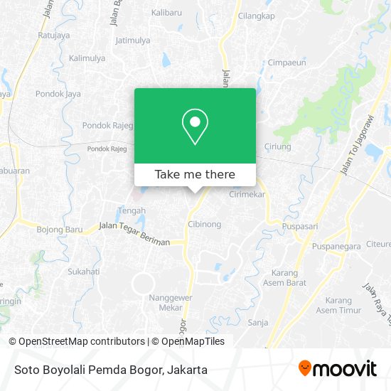 Soto Boyolali Pemda Bogor map