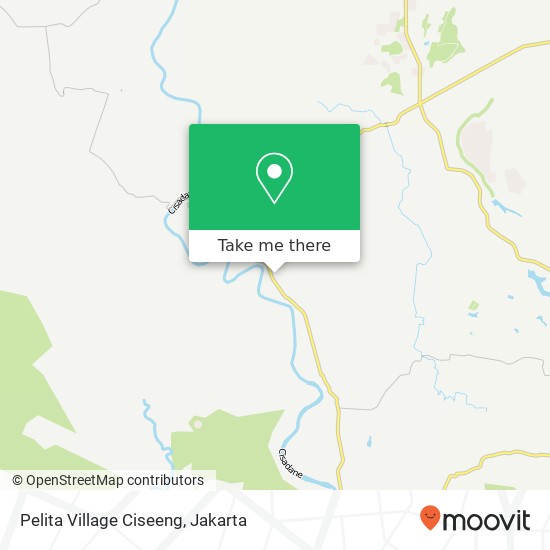 Pelita Village Ciseeng map