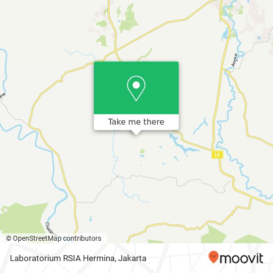 Laboratorium RSIA Hermina map