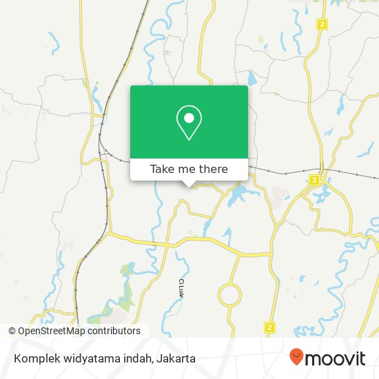 Komplek widyatama indah map