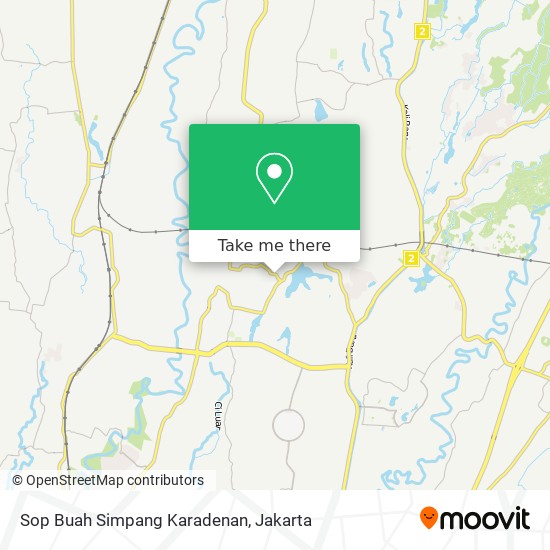 Sop Buah Simpang Karadenan map