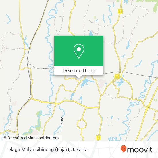 Telaga Mulya cibinong (Fajar) map