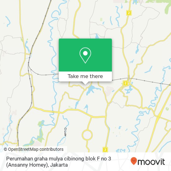 Perumahan graha mulya cibinong blok F no 3 (Ansanny Homey) map