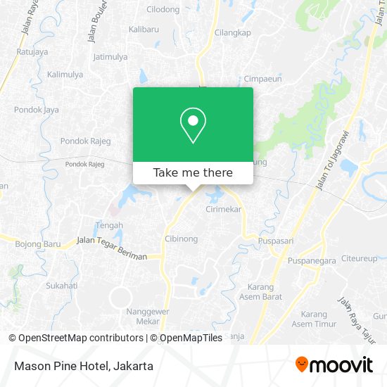 Mason Pine Hotel map