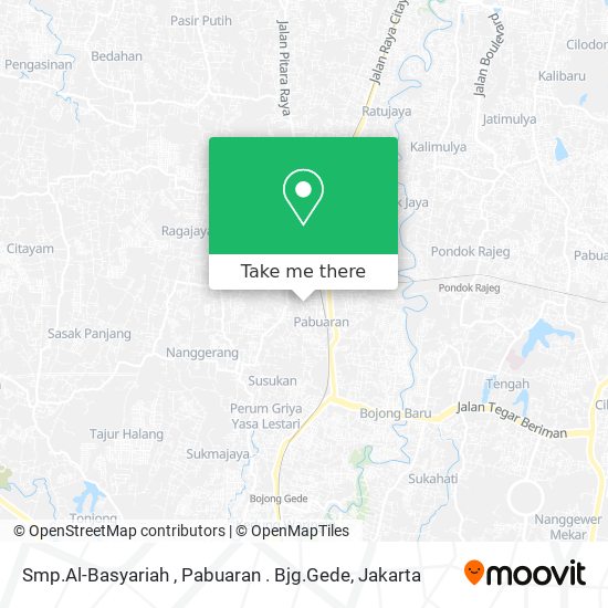 Smp.Al-Basyariah , Pabuaran . Bjg.Gede map