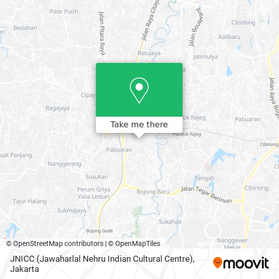 JNICC (Jawaharlal Nehru Indian Cultural Centre) map