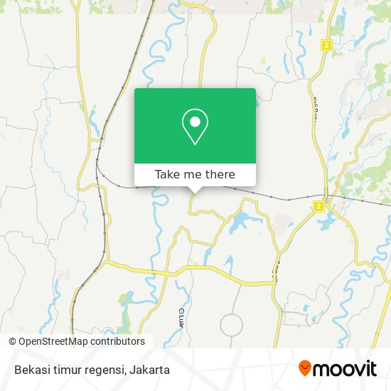 Bekasi timur regensi map