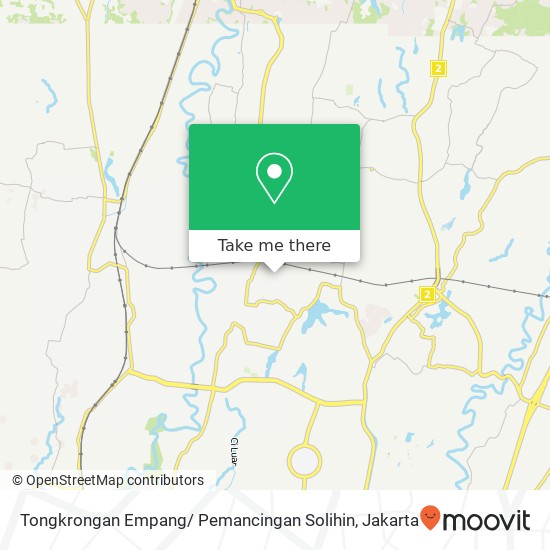 Tongkrongan Empang/ Pemancingan Solihin map