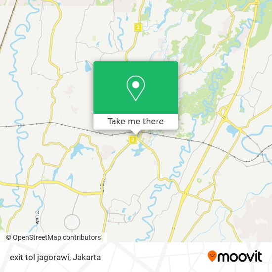 exit tol jagorawi map
