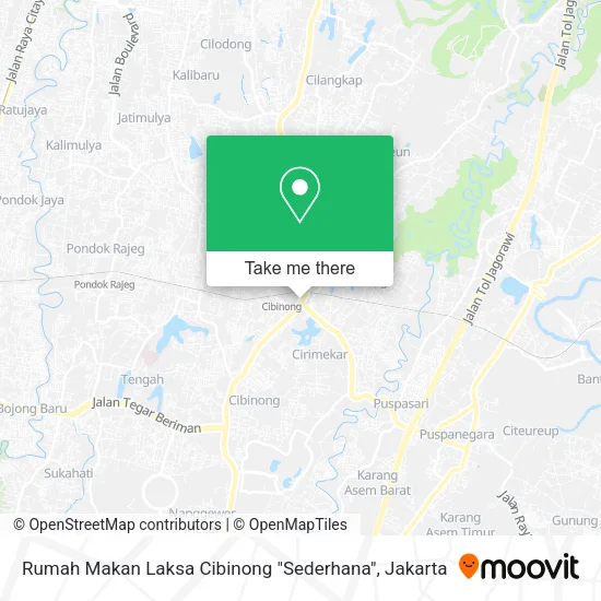 Rumah Makan Laksa Cibinong "Sederhana" map