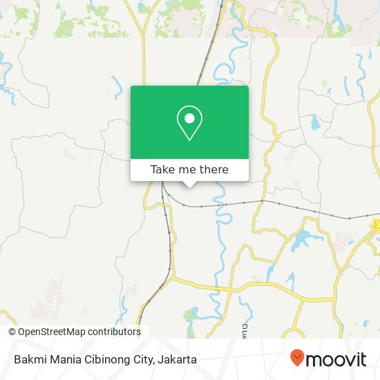 Bakmi Mania Cibinong City map