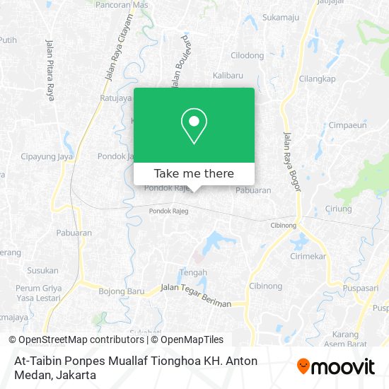 At-Taibin Ponpes Muallaf Tionghoa KH. Anton Medan map