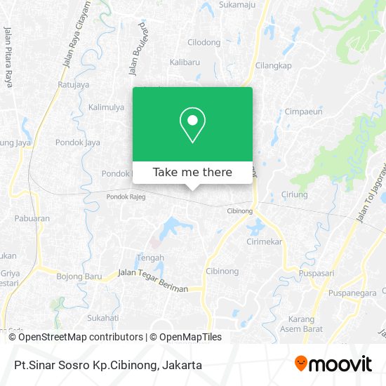 Pt.Sinar Sosro Kp.Cibinong map