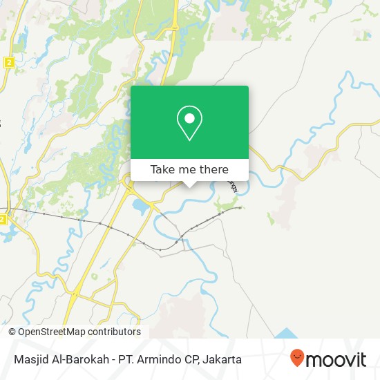 Masjid Al-Barokah - PT. Armindo CP map