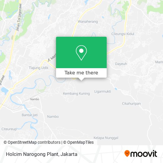 Holcim Narogong Plant map