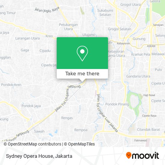 Sydney Opera House map