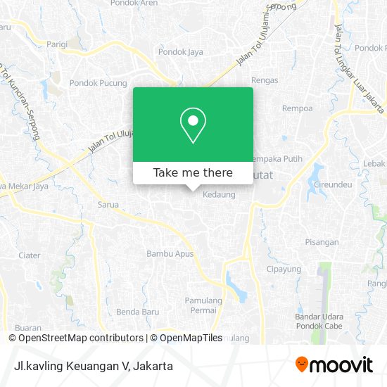 Jl.kavling Keuangan V map