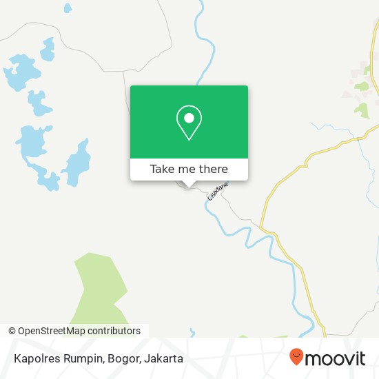 Kapolres Rumpin, Bogor map