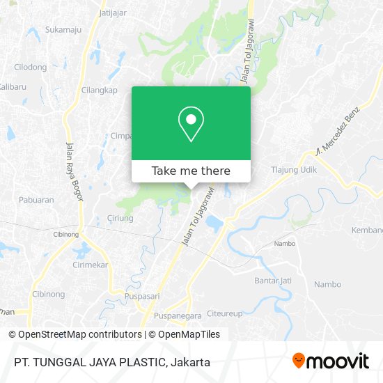 PT. TUNGGAL JAYA PLASTIC map