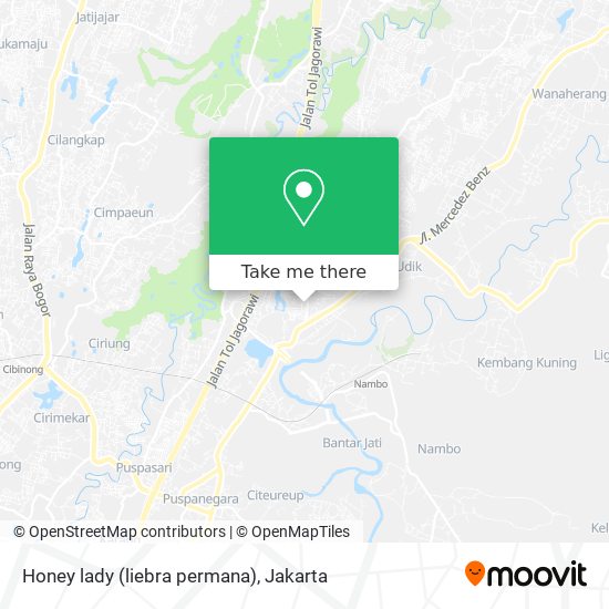 Honey lady (liebra permana) map