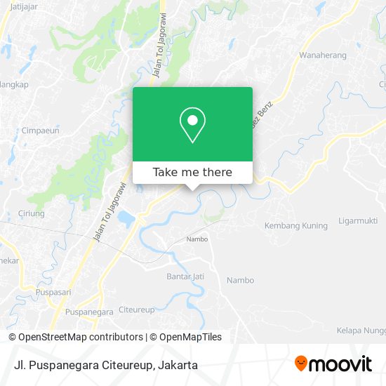Jl. Puspanegara Citeureup map