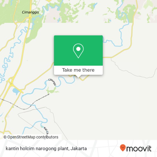 kantin holcim narogong plant map