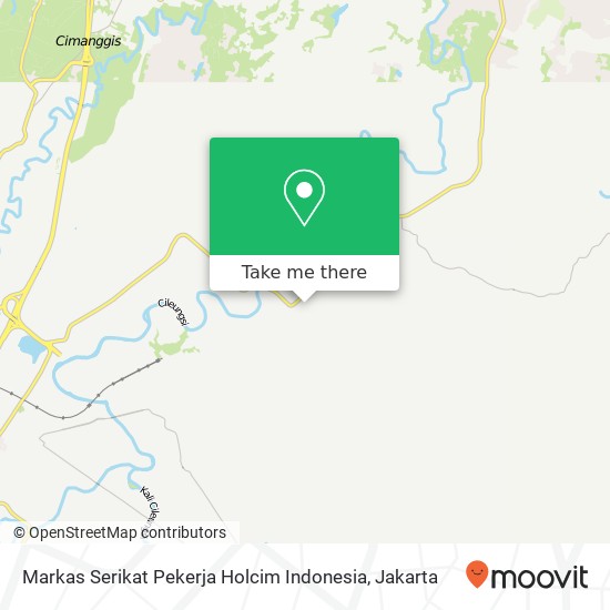 Markas Serikat Pekerja Holcim Indonesia map