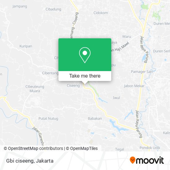 Gbi ciseeng map