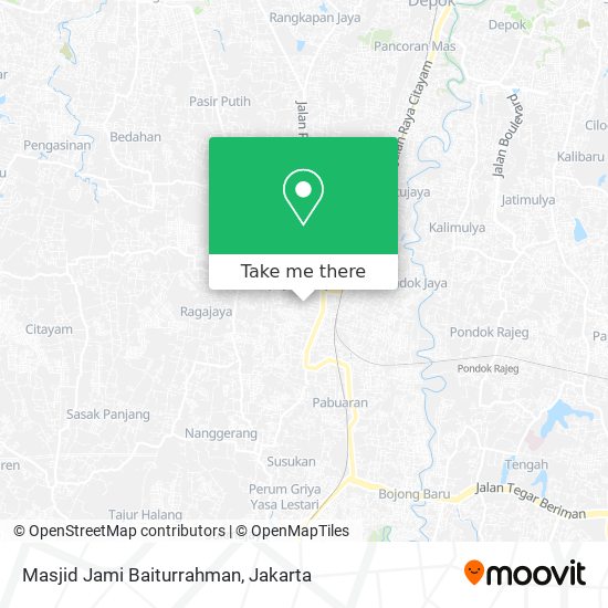 Masjid Jami Baiturrahman map