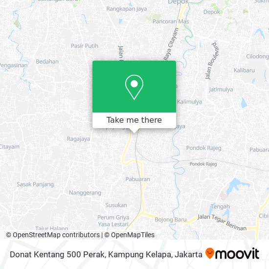 Donat Kentang 500 Perak, Kampung Kelapa map