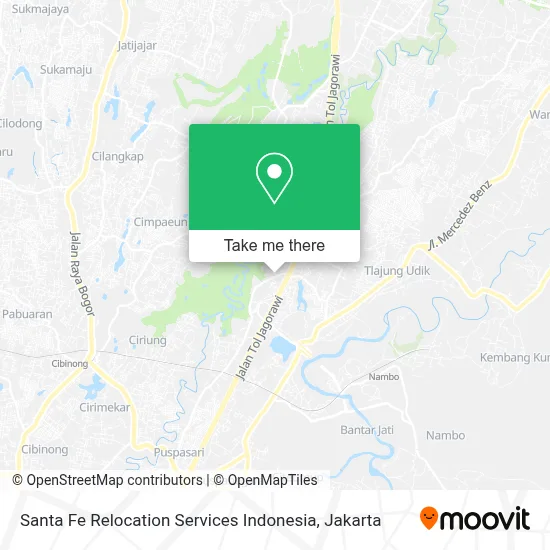 Santa Fe Relocation Services Indonesia map