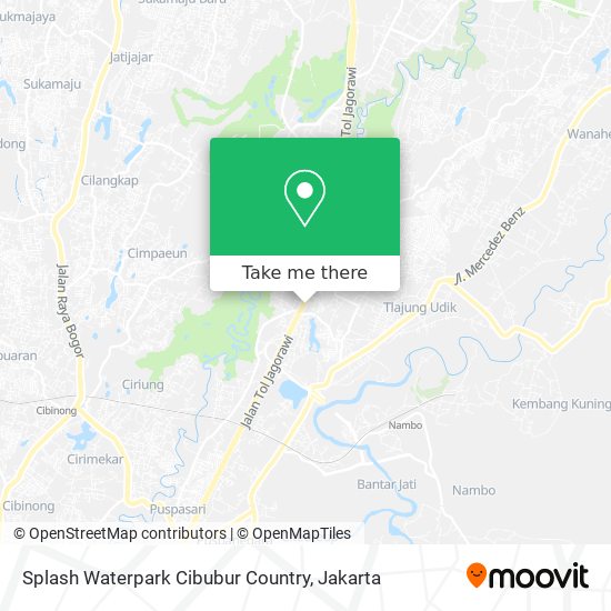 Splash Waterpark Cibubur Country map