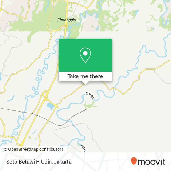 Soto Betawi H Udin map