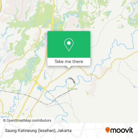 Saung Katineung (lesehan) map