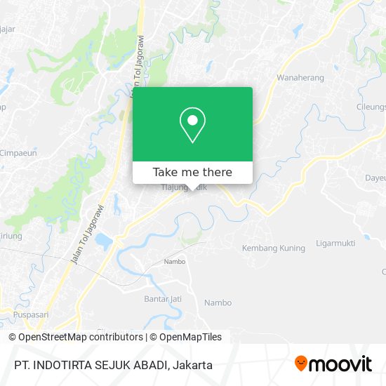 PT. INDOTIRTA SEJUK ABADI map