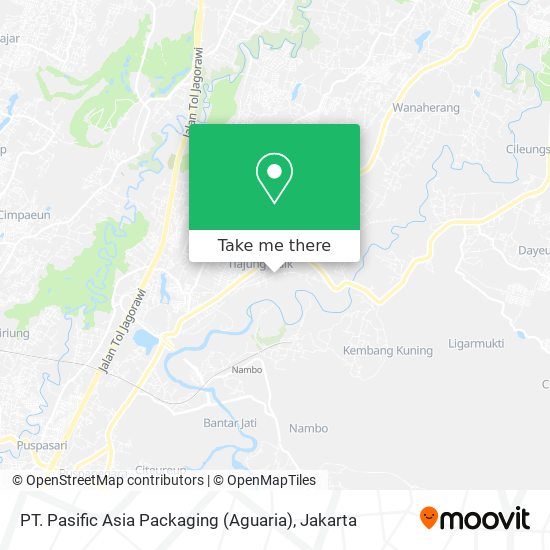 PT. Pasific Asia Packaging (Aguaria) map