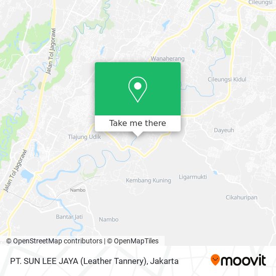 PT. SUN LEE JAYA (Leather Tannery) map