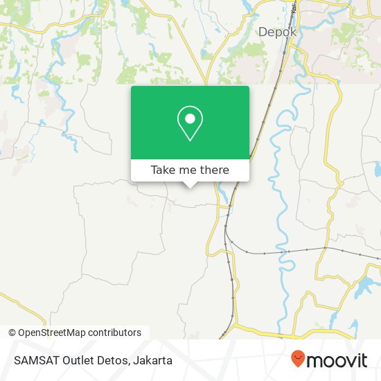 SAMSAT Outlet Detos map