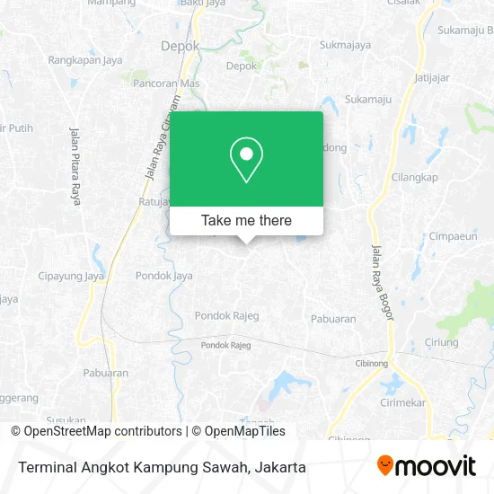Terminal Angkot Kampung Sawah map