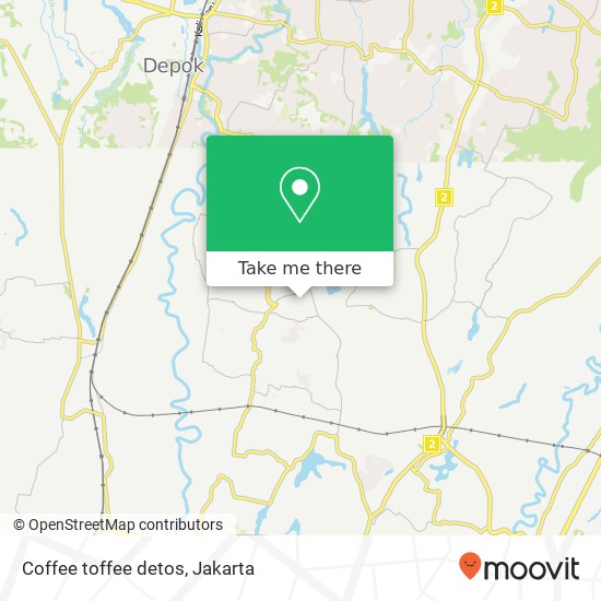 Coffee toffee detos map