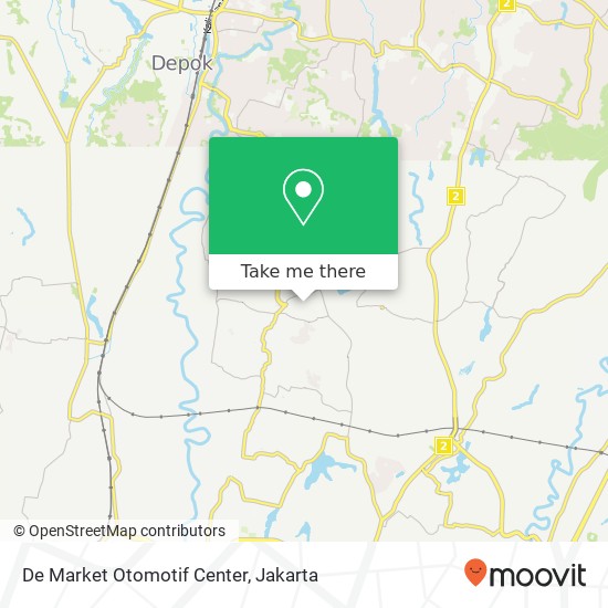 De Market Otomotif Center map