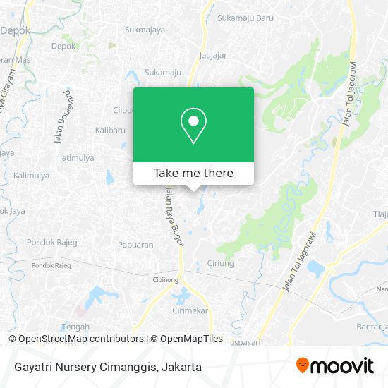 Gayatri Nursery Cimanggis map