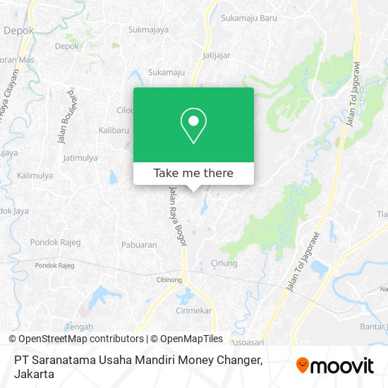 PT Saranatama Usaha Mandiri Money Changer map