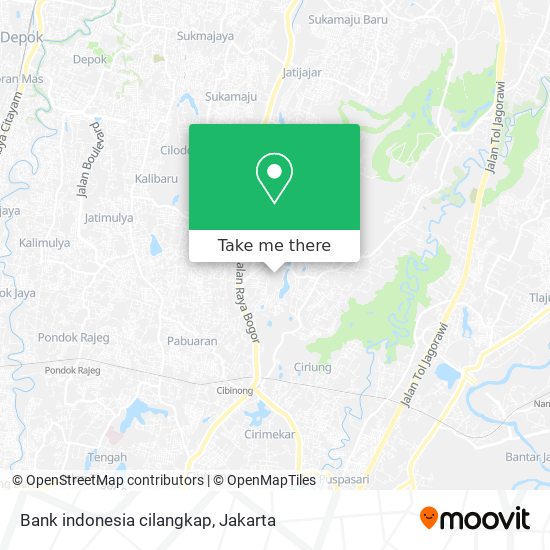Bank indonesia cilangkap map